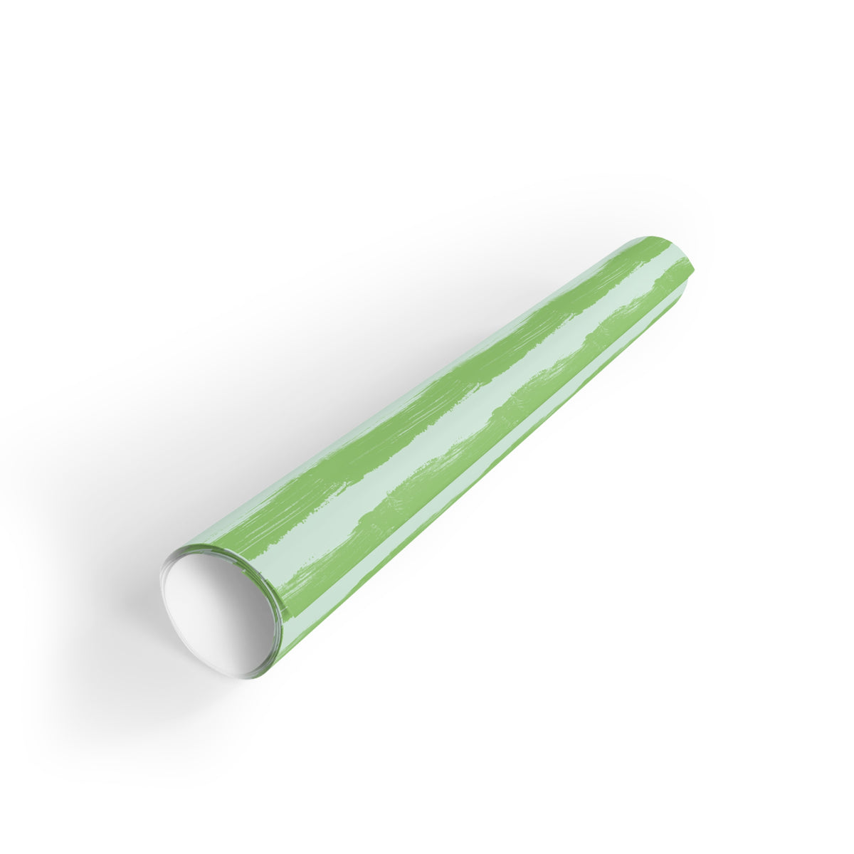 Painterly Cabana Stripe Wrapping Paper – Lime and Aqua