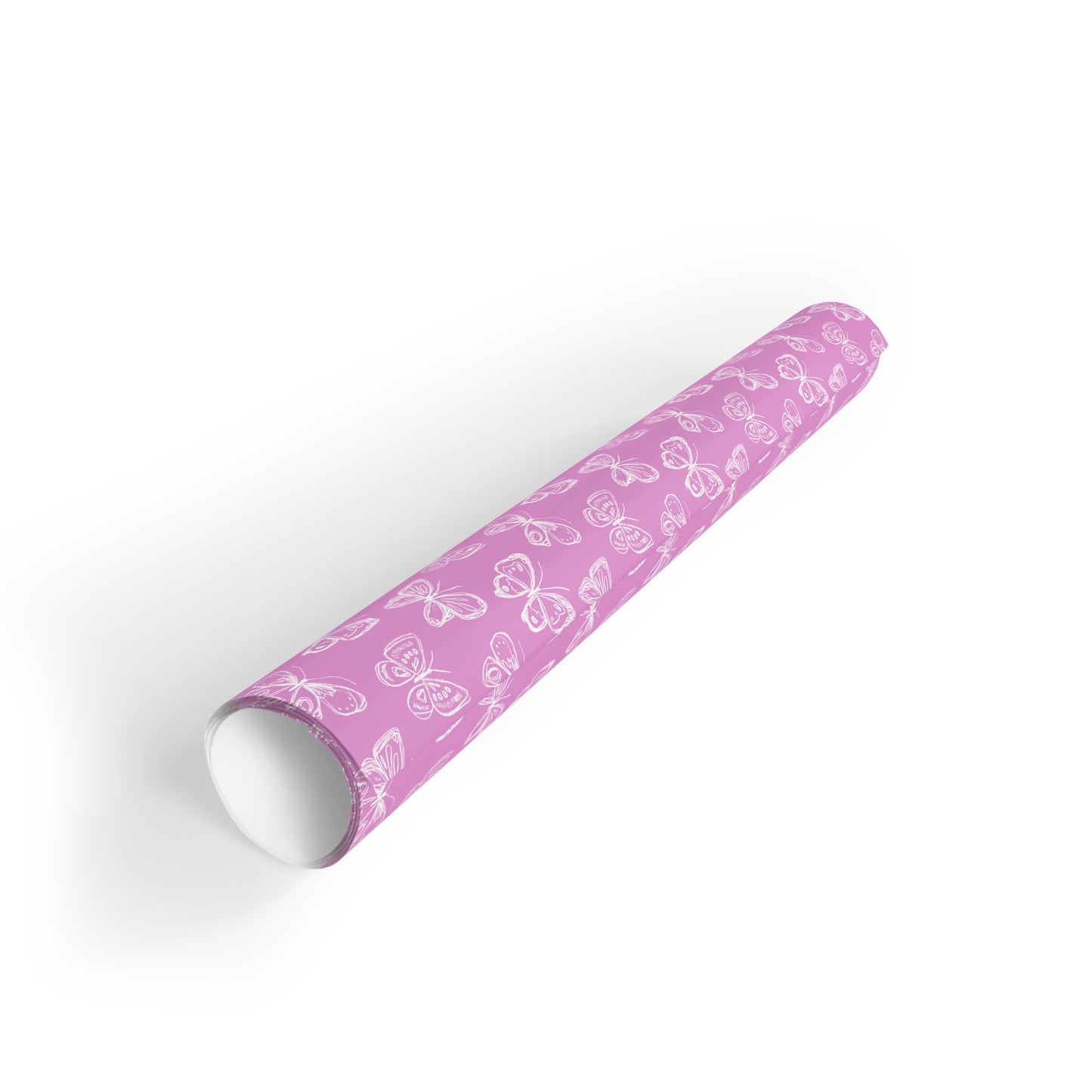 Butterfly Wrapping Paper – Bright Lilac | Artistic Butterfly Gift Wrap