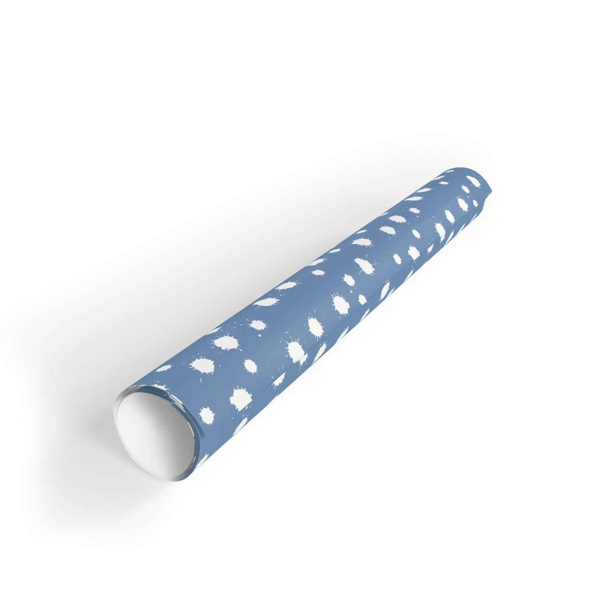 Splatter Paint Wrapping Paper – French Blue