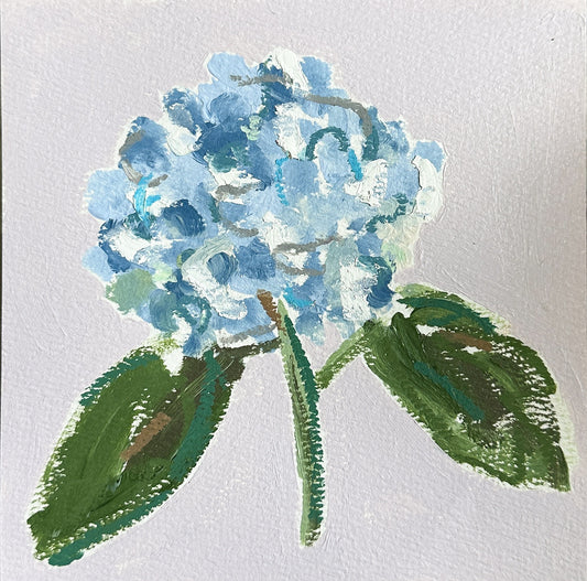 "Soft Beauty" a 5x5 original painting by Charlotte Pottieger
