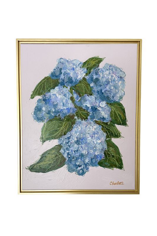 "Secret Garden," a 22x28 framed original painting by Charlotte Pottieger
