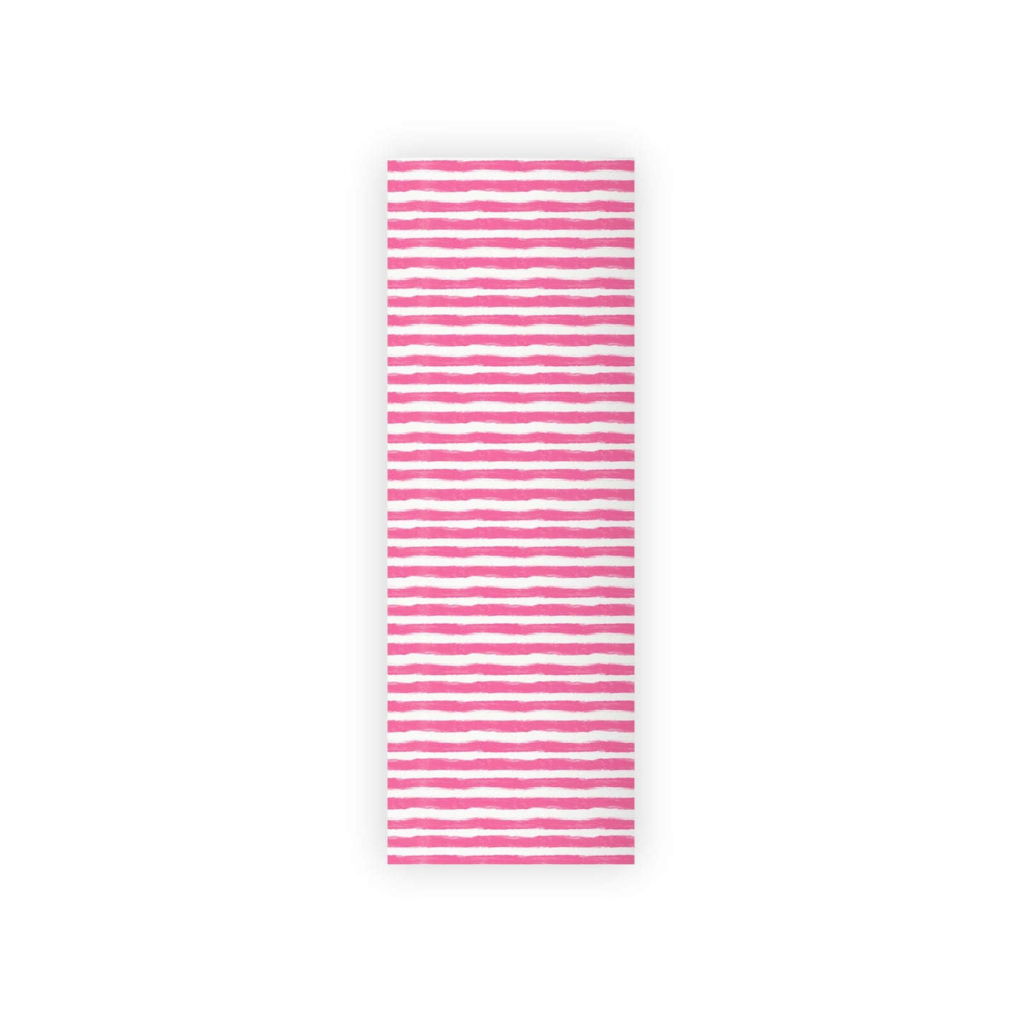 Painterly Cabana Stripe Wrapping Paper – Pink and White | Luxury Artistic Gift Wrap