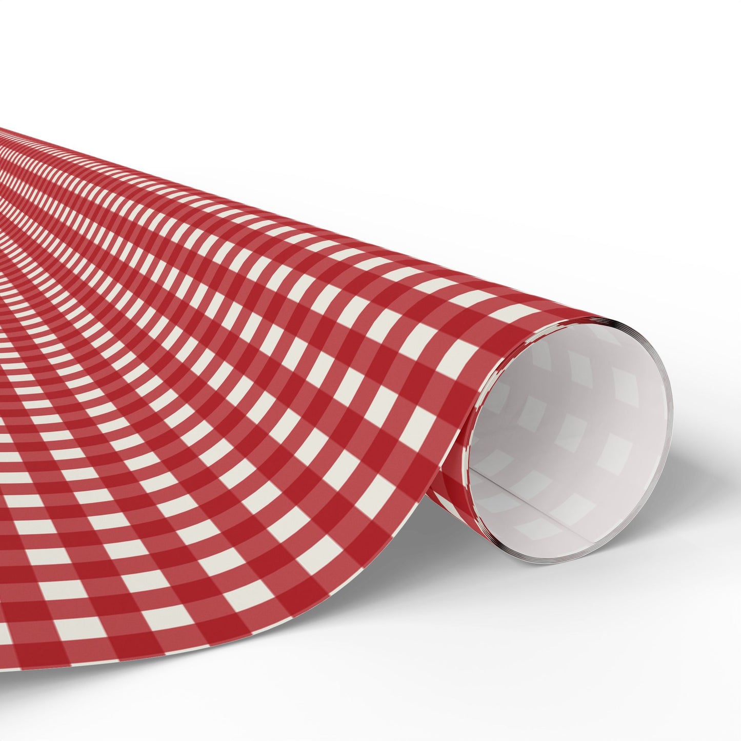 Classic Red Gingham Wrapping Paper