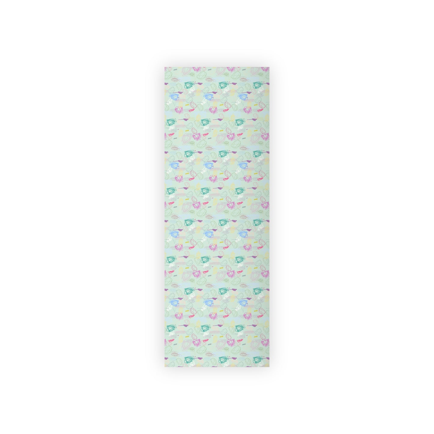 Studio Scribble Wrapping Paper – Aqua Multi | Artistic Gift Wrap from Original Artwork