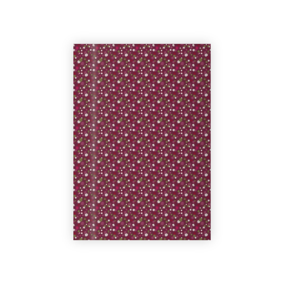 Drip Painting Wrapping Paper – Cranberry Fizz
