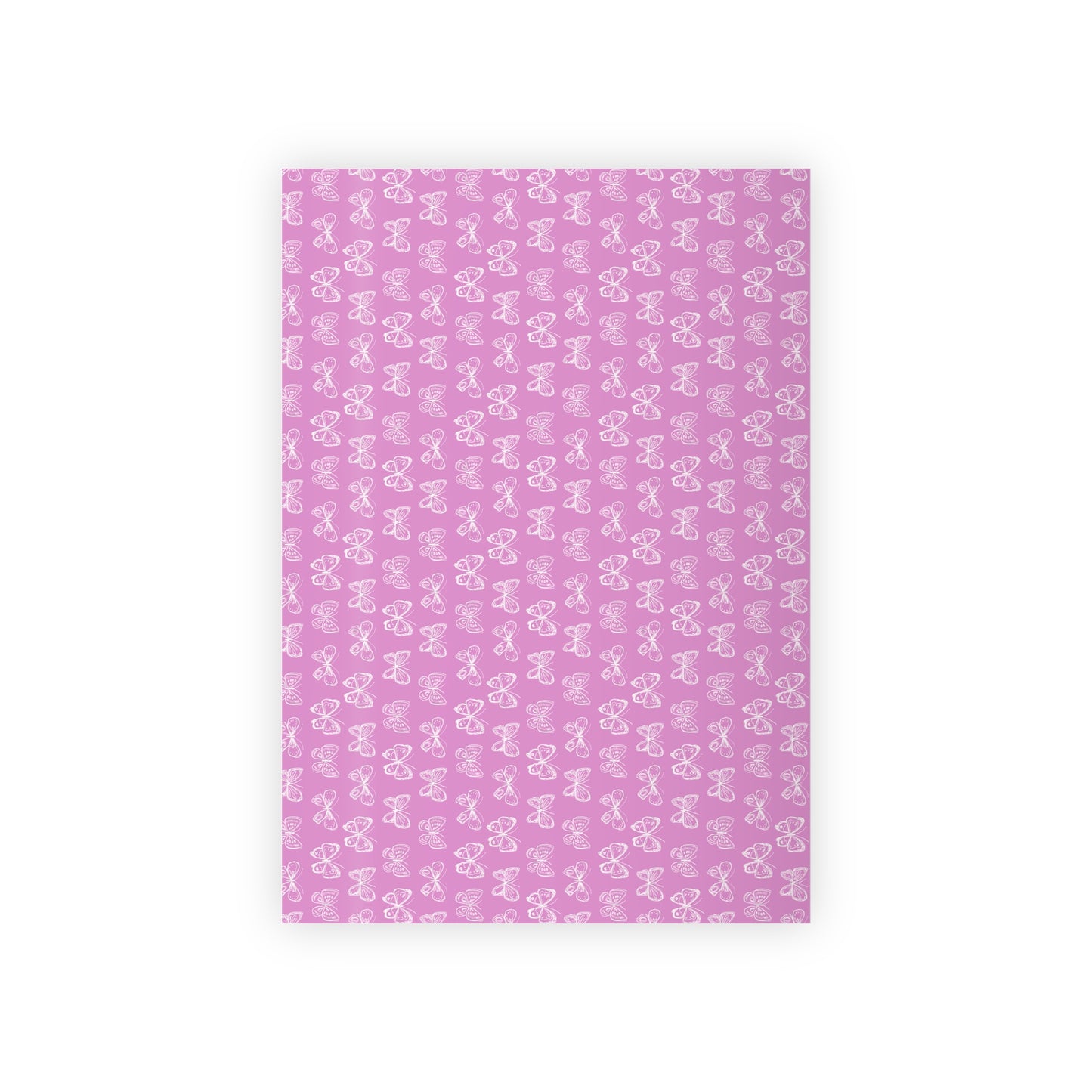 Butterfly Wrapping Paper – Bright Lilac | Artistic Butterfly Gift Wrap