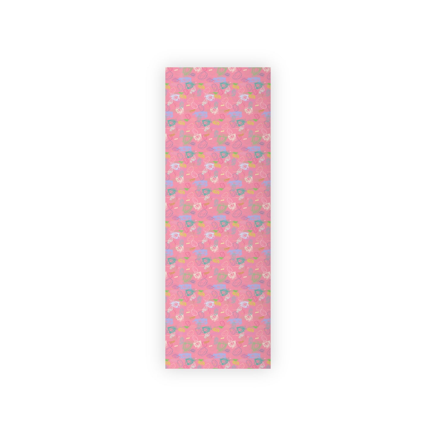 Studio Scribble Wrapping Paper – Pink Multi | Artistic Gift Wrap from Original Artwork