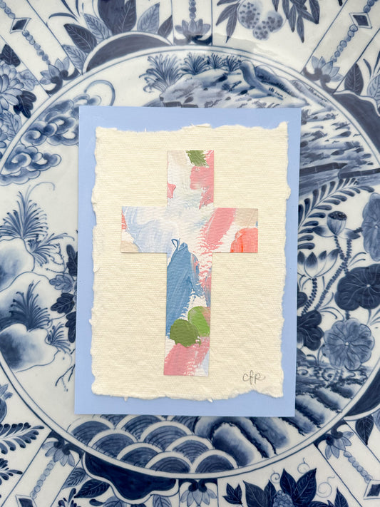 Cross on Powder Blue II