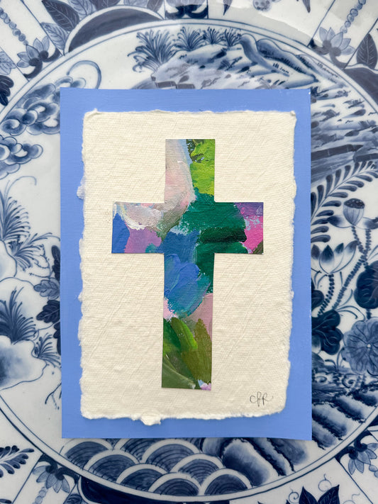 Cross on Cornflower Blue II