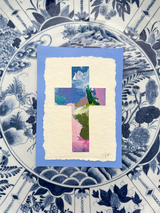Cross on Cornflower Blue III
