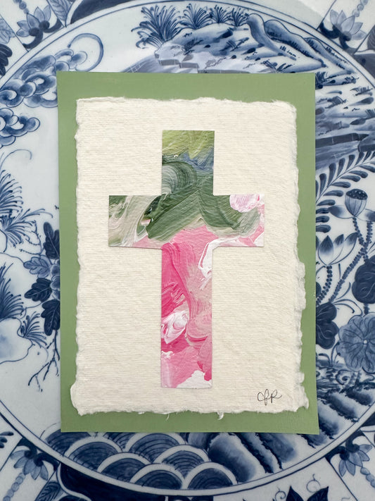 Cross on Sage Green III